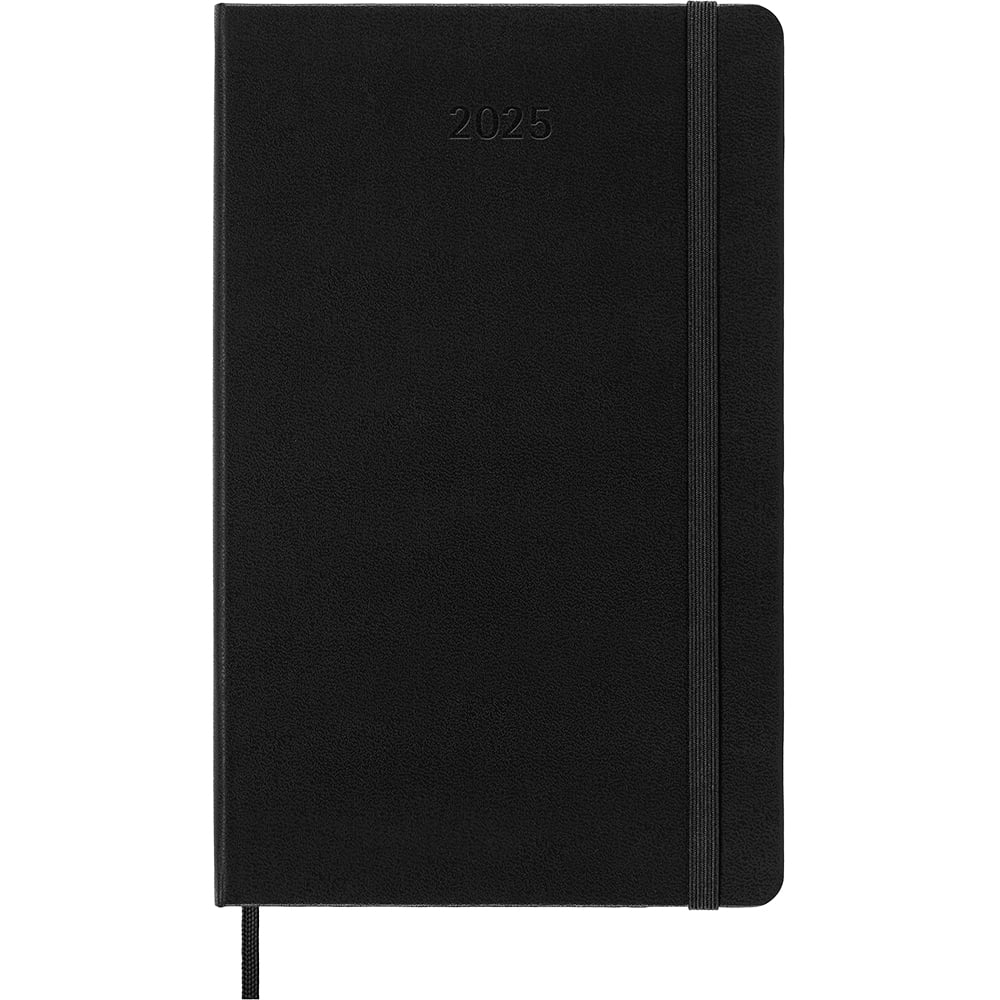 Kalender Moleskine 2025 Hard Large Dag Sort