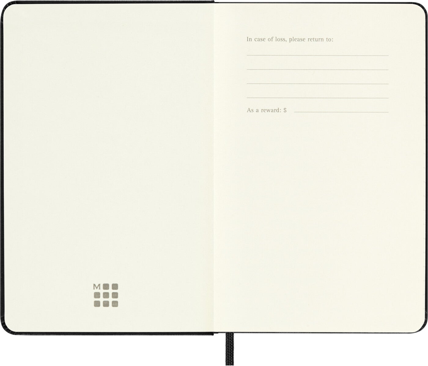 Kalender Moleskine 2025 Hard Pocket Dag Sort