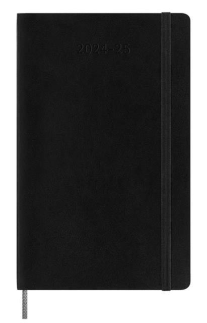 Kalender Moleskine 24/25 18m Myk Large Uke Sort