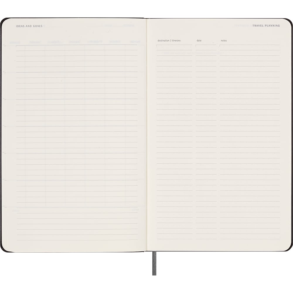 Moleskine Kalender u/dato Uke Hard Large Sort