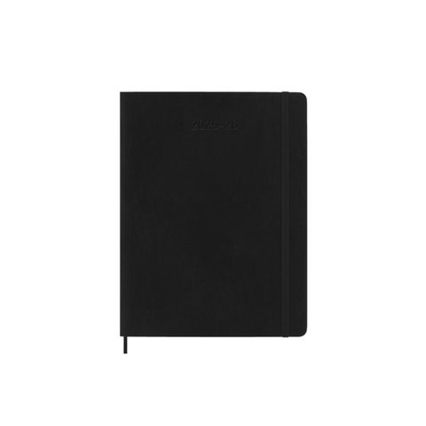 Kalender Moleskine 25/26 18M Soft XL Uke Sort