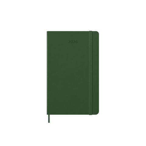 Kalender Moleskine 2026 Hard Lagre Uke notat Myrtel Green