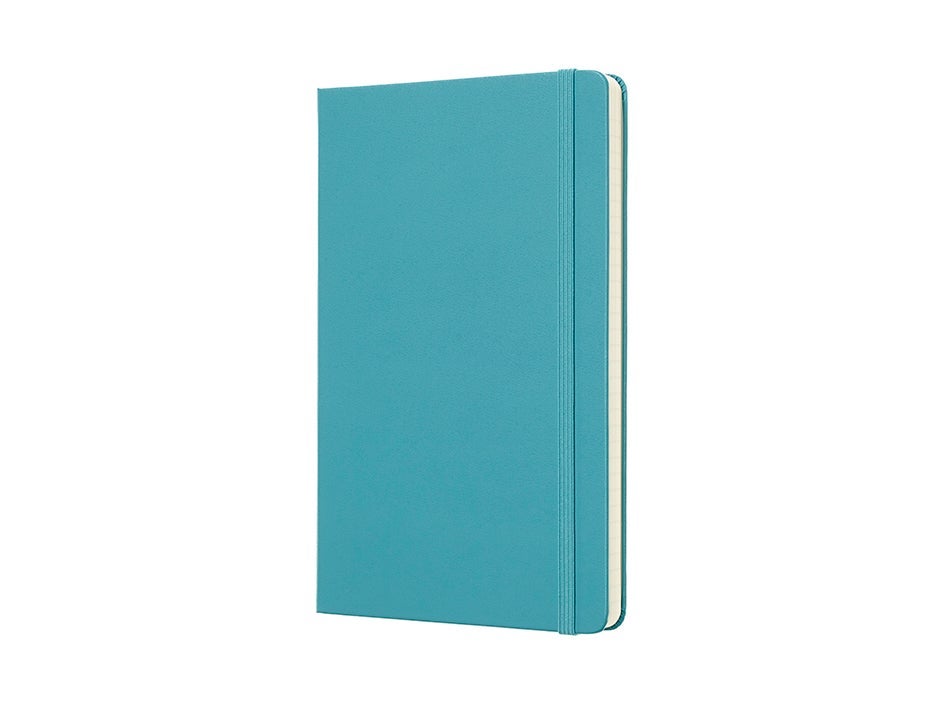 Moleskine Notatbok Linjert Reef Blue Hard Large