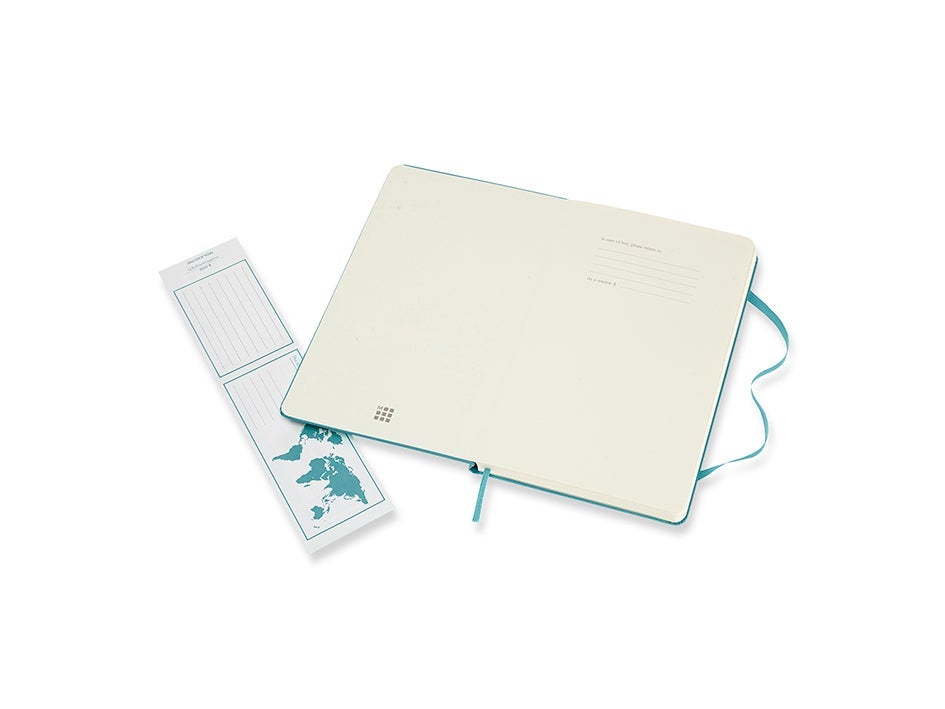 Moleskine Notatbok Linjert Reef Blue Hard Large