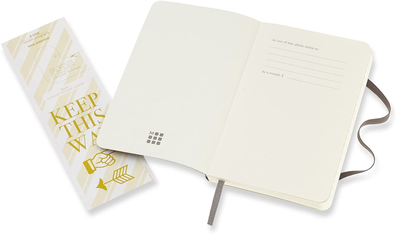 Moleskine Notatbok  Soft P Linjert Earth Brown