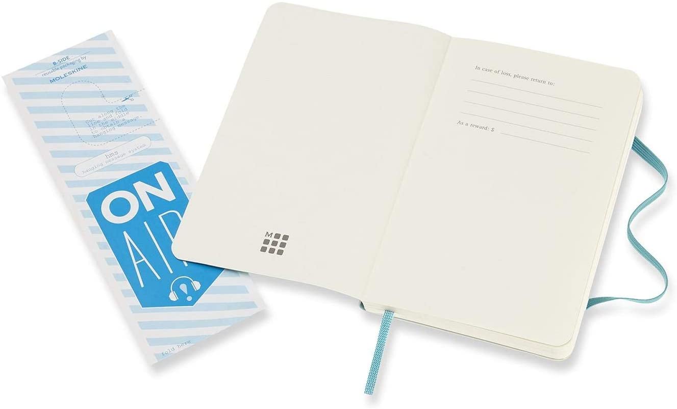 Moleskine Cl Notatb Pkt Plain Soft Rf Bl