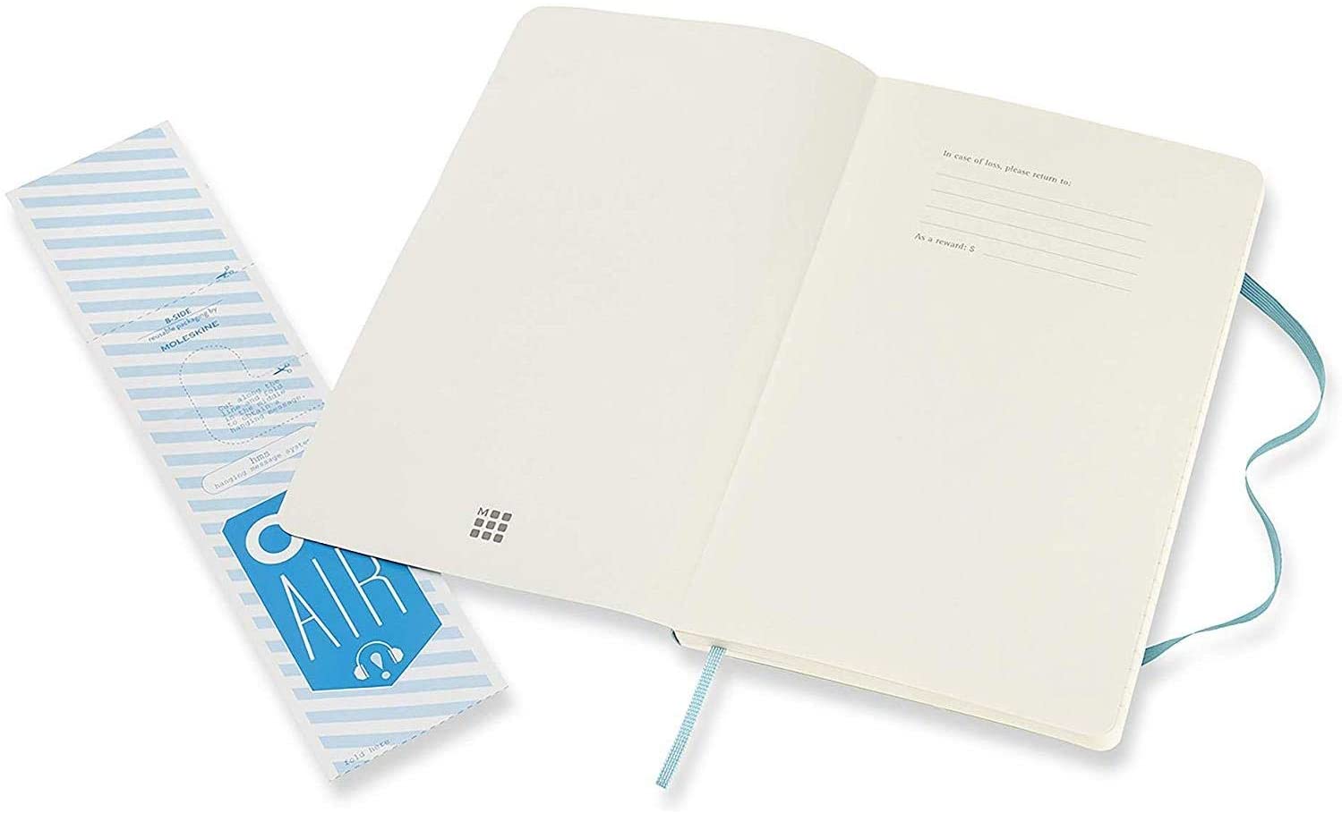 Moleskine Reef Blue Notebook Large Ruled Soft