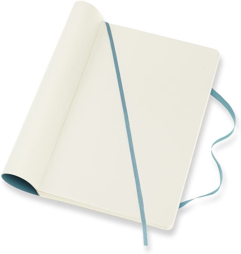 Moleskine Reef Blue Notebook Large Plain Soft