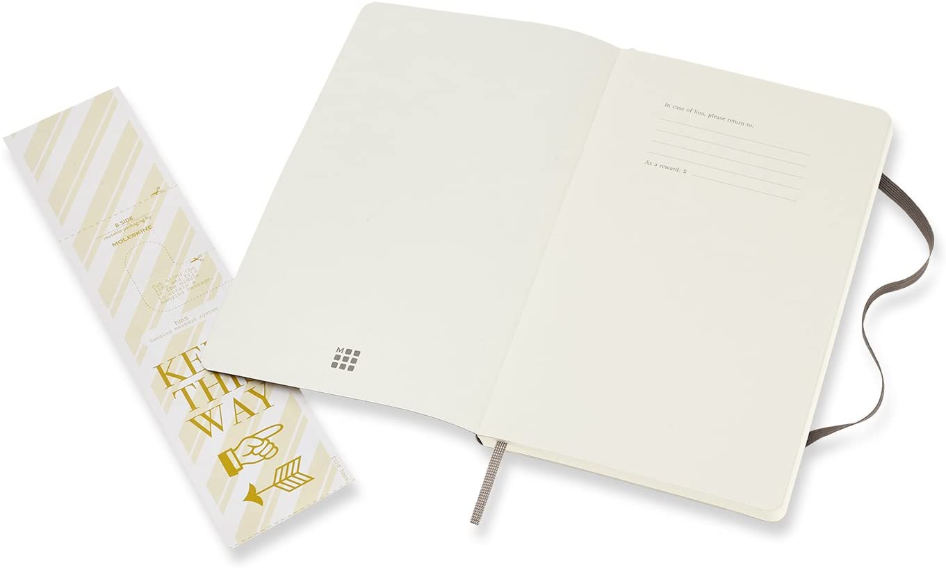 Moleskine Notatbok Soft L Blank Earth Brown