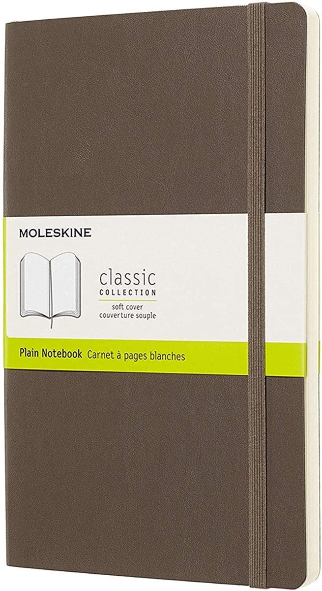 Moleskine Notatbok Soft L Blank Earth Brown