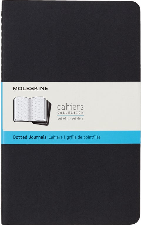Moleskine Cahier Journals Large Dot Black