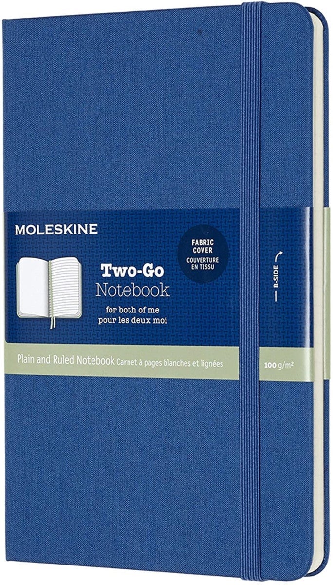 Moleskine Two Go M Ruledpl Lapis Blue