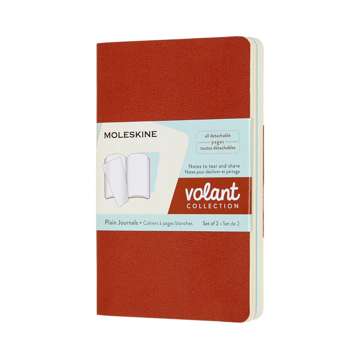 Notatbok Moleskine Volant 2pk P  Blank