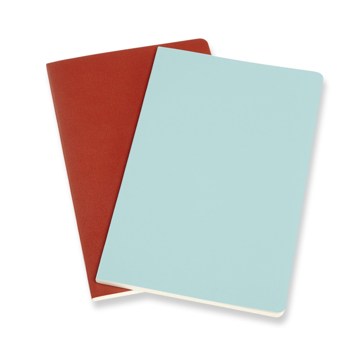 Moleskine Notatbok Volant Ulinjert 2pk Orange Blue Large