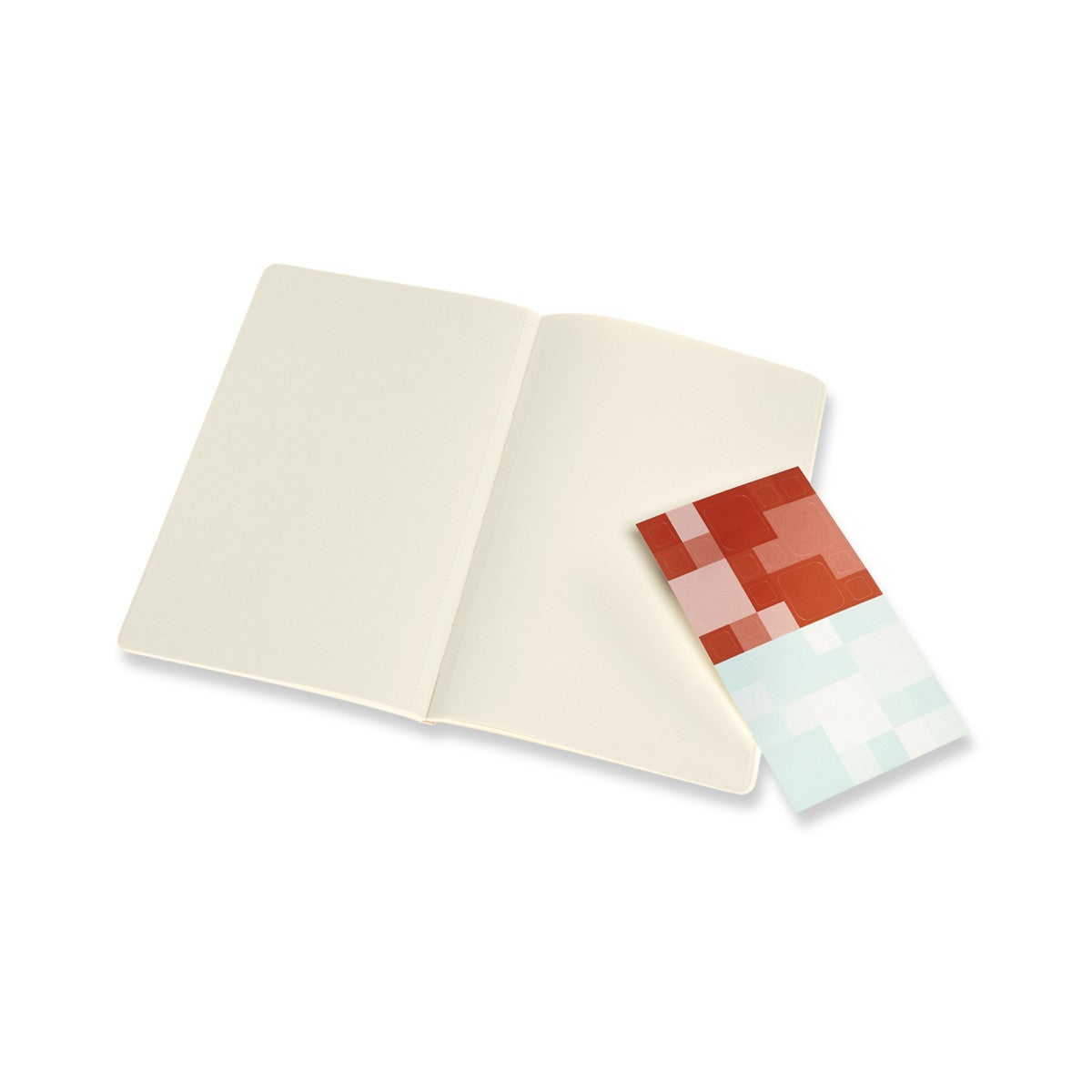 Moleskine Notatbok Volant Ulinjert 2pk Orange Blue Large