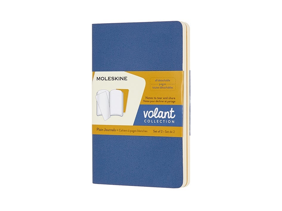 Notatbok Moleskine Volant Soft 2pk P - Blank FBlue