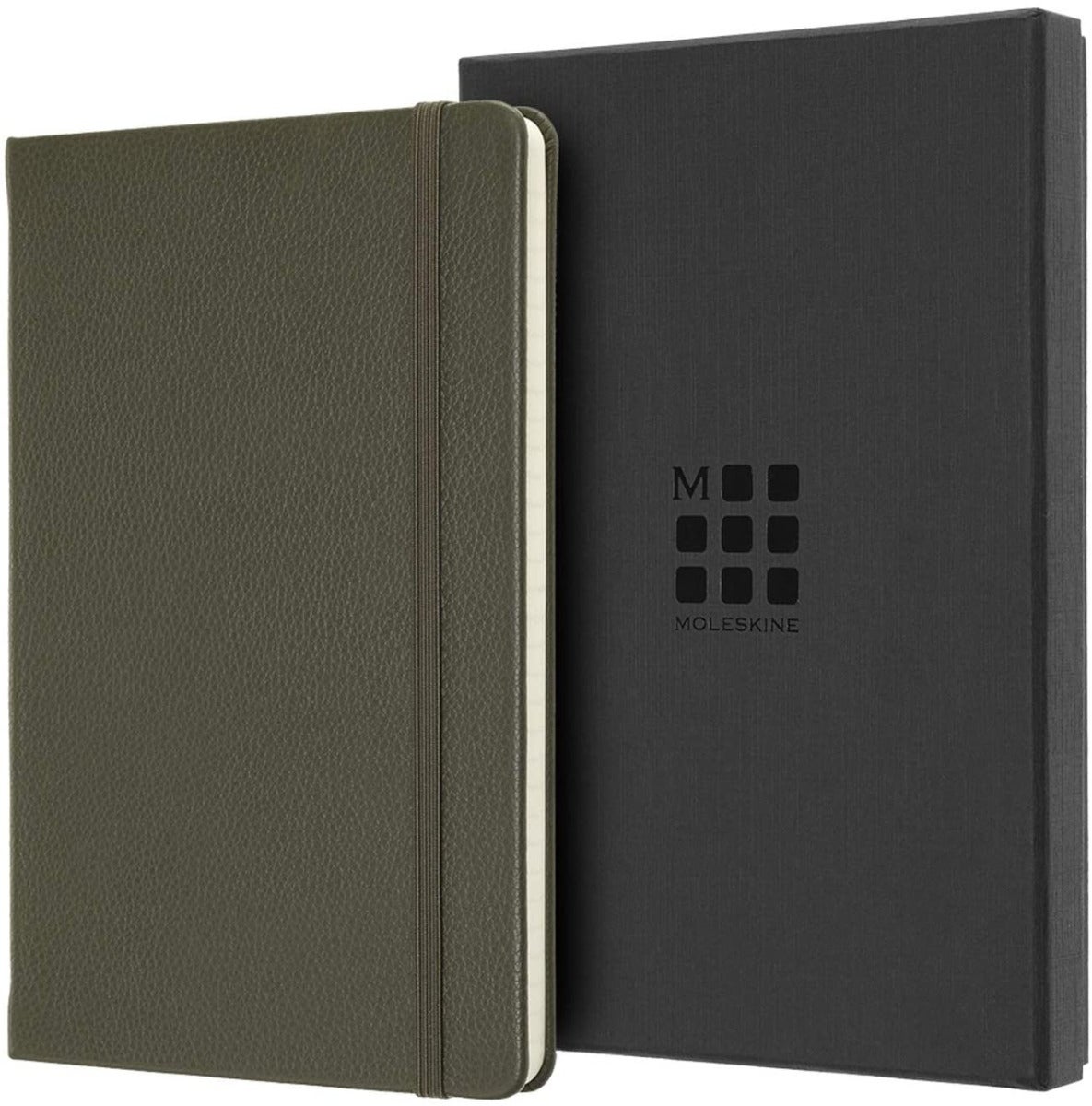 Moleskine Lc Leather L Rul Box Moss Gr