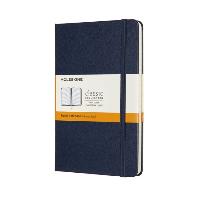 Moleskine Notatbok Linjert Sapphire Blå Hard Medium