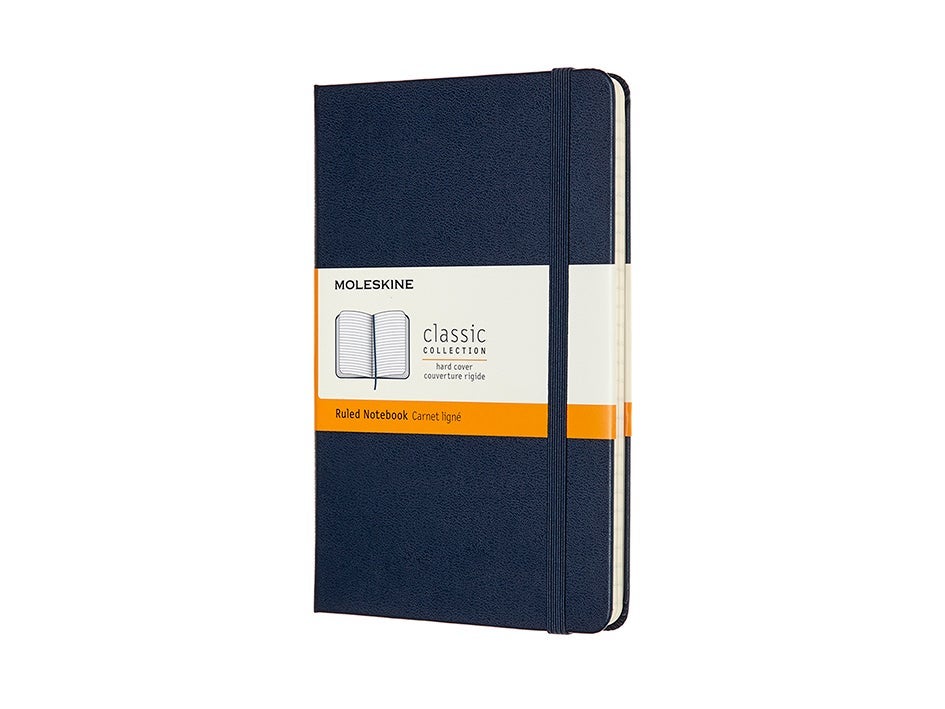Moleskine Notatbok Linjert Sapphire Blå Hard Medium