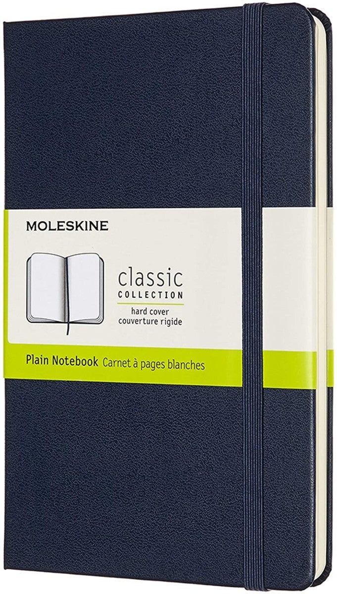 Moleskine Notatbok Hard M Blank Sapphire Blue