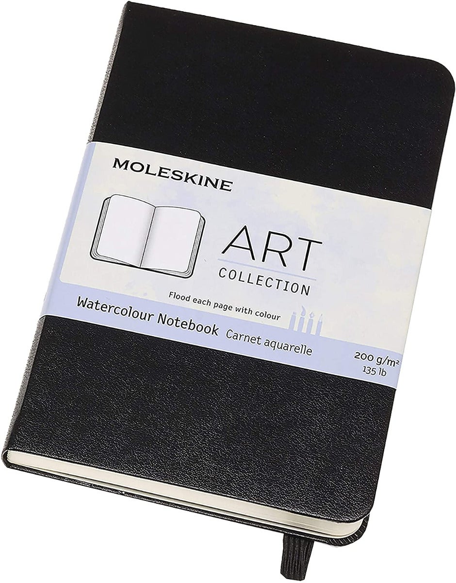 Notatbok Moleskine Art Watercol Pockt Black