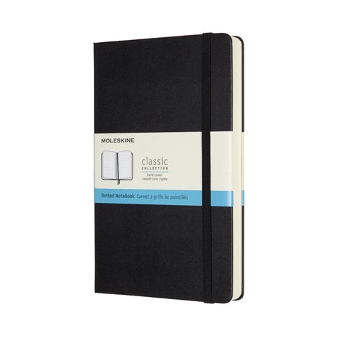 Moleskine Notatbok Exp Large Dot Black Hard