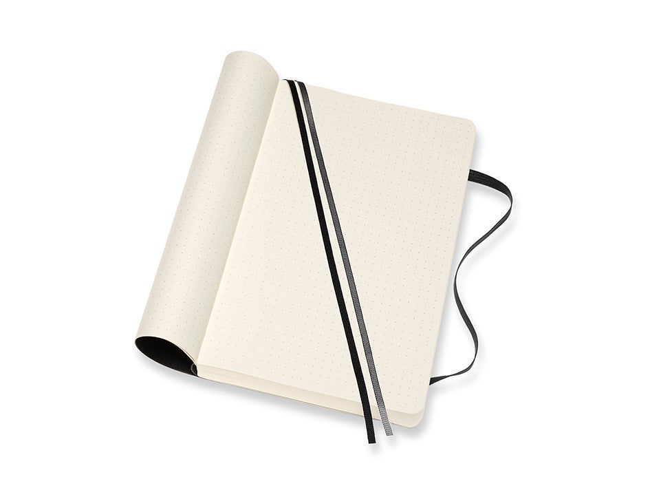 Moleskine Notatbok Exp L Dot Black Soft