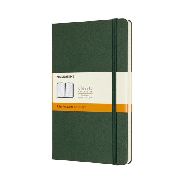 Moleskine Notatbok Linjert Myrtle Green Hard Large