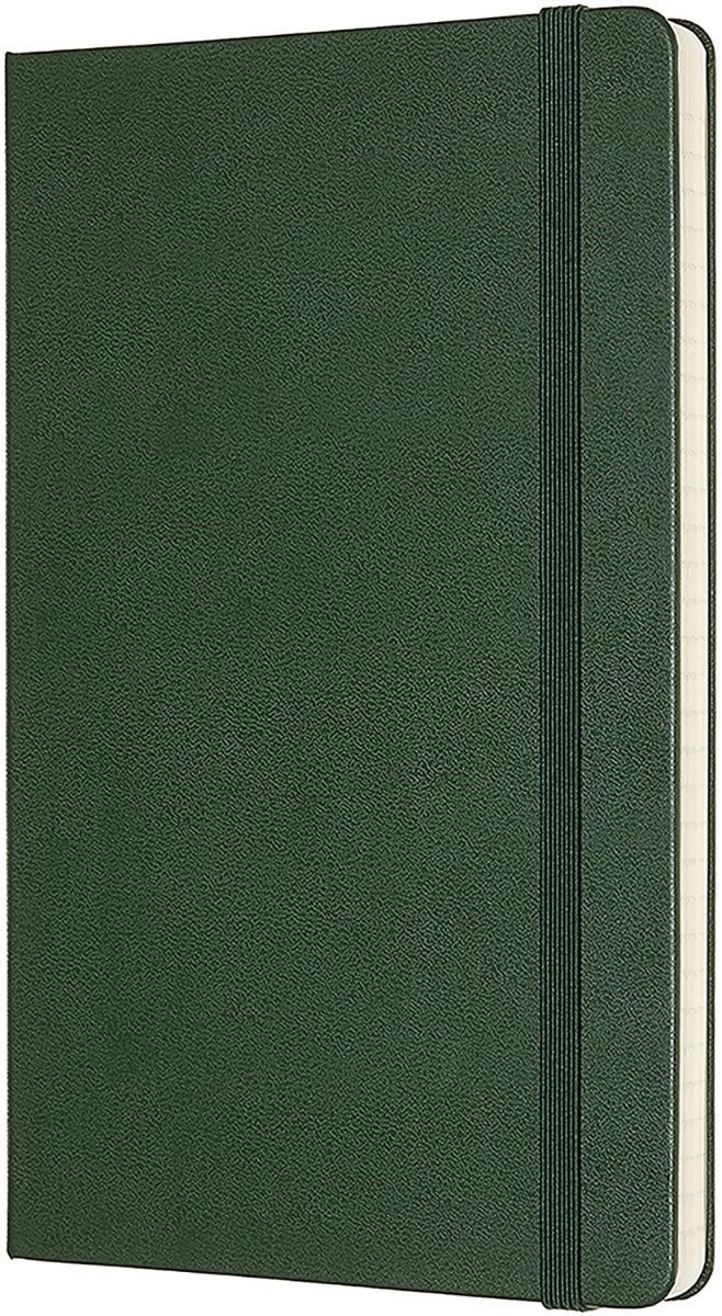 Moleskine Notatbok Linjert Myrtle Green Hard Large