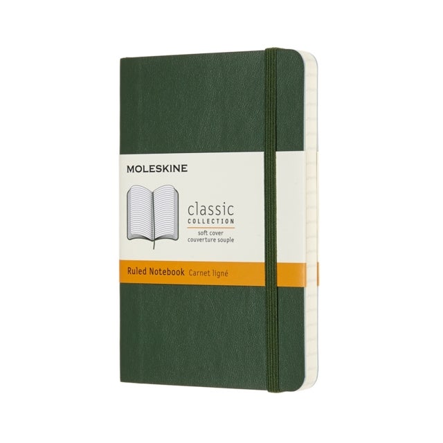 Moleskine Notatbok Linjert Myrtle Green Soft Pocket