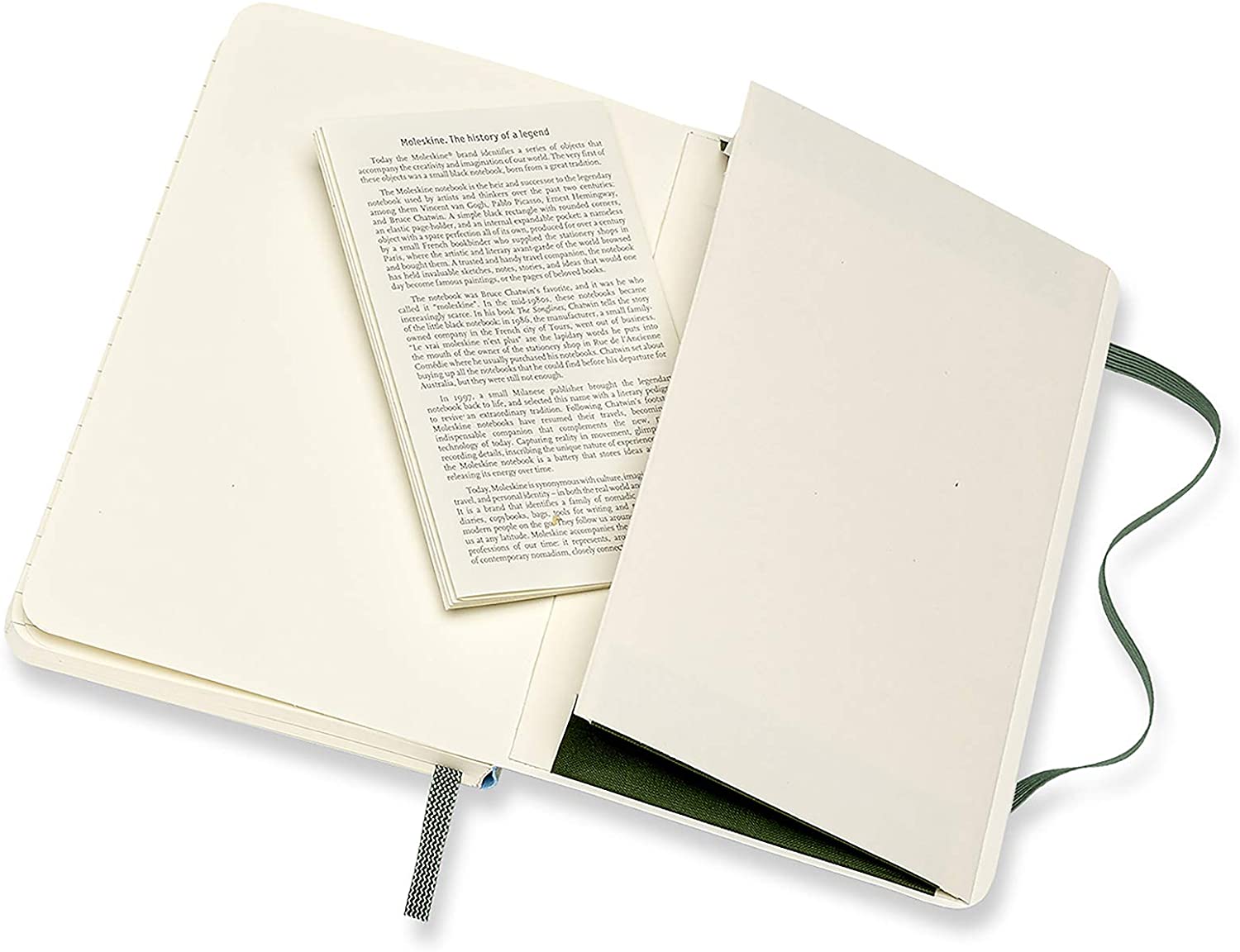 Moleskine Notatbok Linjert Myrtle Green Soft Pocket