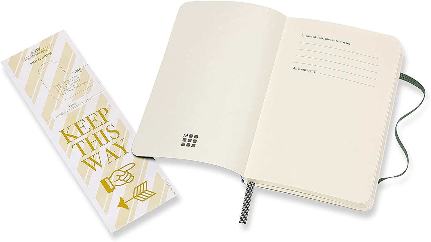 Notatbok Moleskine Classic Soft P - Blank Myrtle G