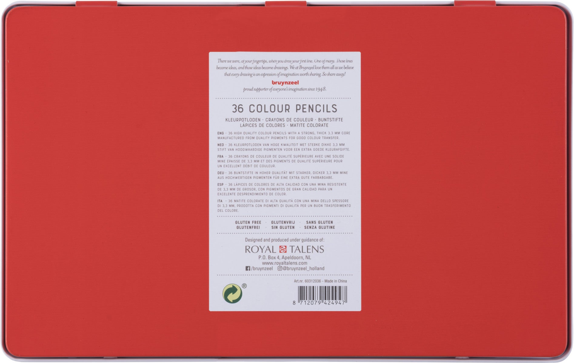 Fargeblyant Bruynzeel Sett 36Stk