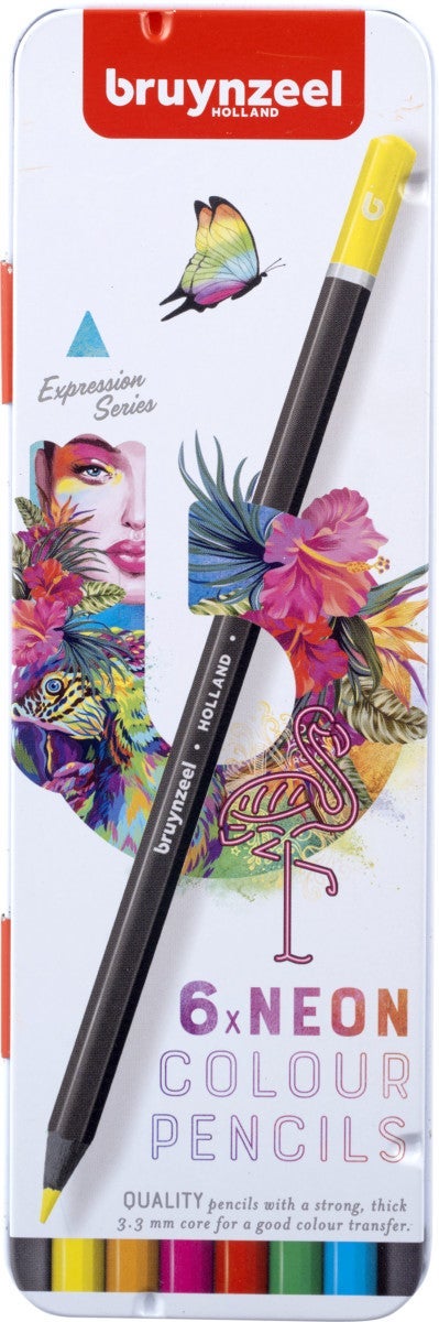 Fargeblyanter Bruynzeel Neon 6stk