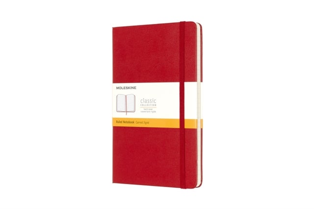 Notatbok Moleskine Linjert Large Red - --