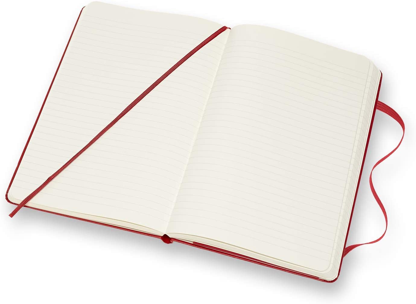 Notatbok Moleskine Linjert Large Red