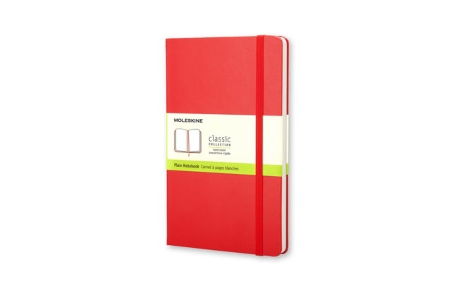 Notatbok Moleskine Ulinjert Large Red - --