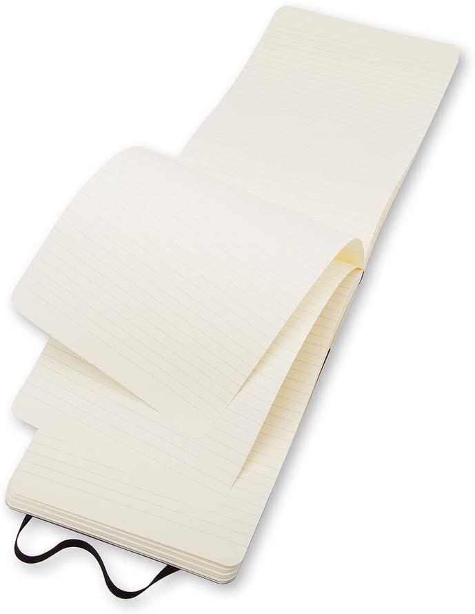 Notatbok Moleskine Soft Linjert Reporter Sort Pocket