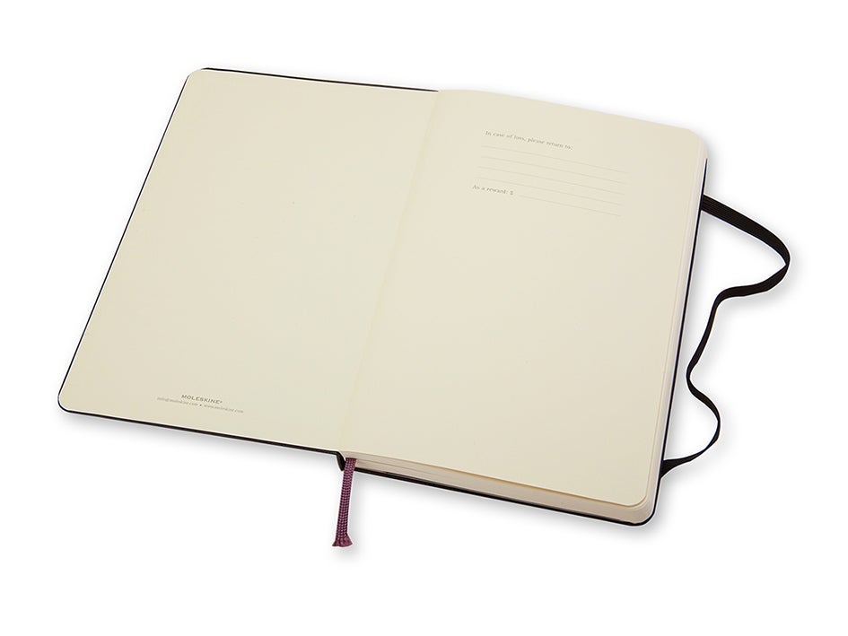 Moleskine Notatbok Ulinjert Hard Sort