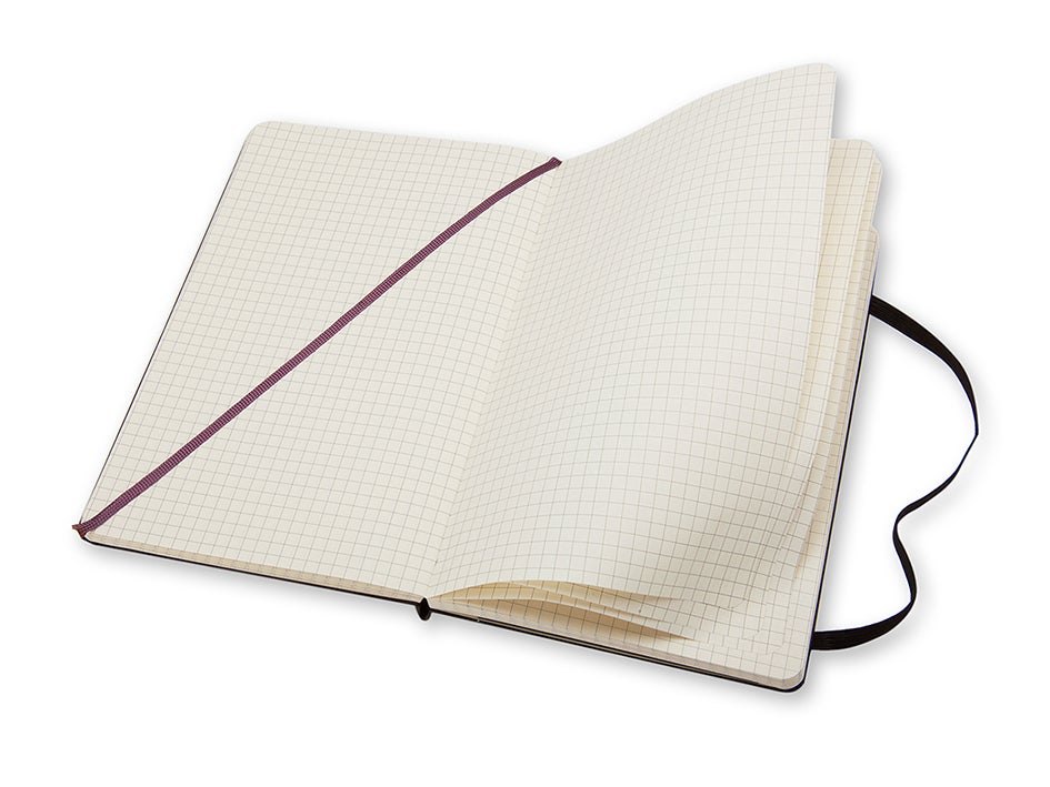 Moleskine Large Squared Hardcover Notebook Black