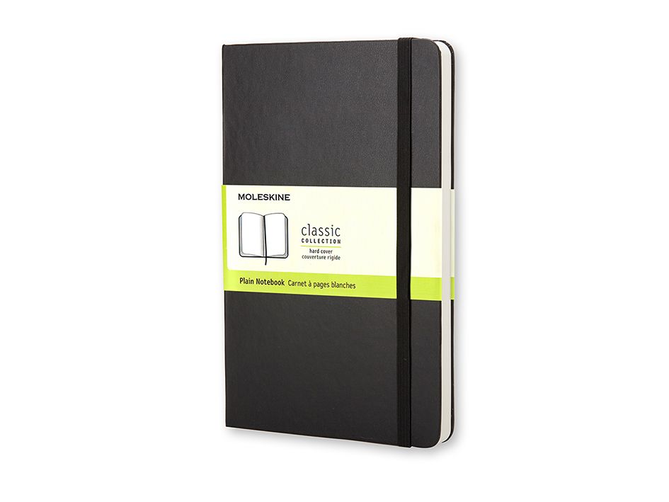 Moleskine Notatbok Blank Sort L