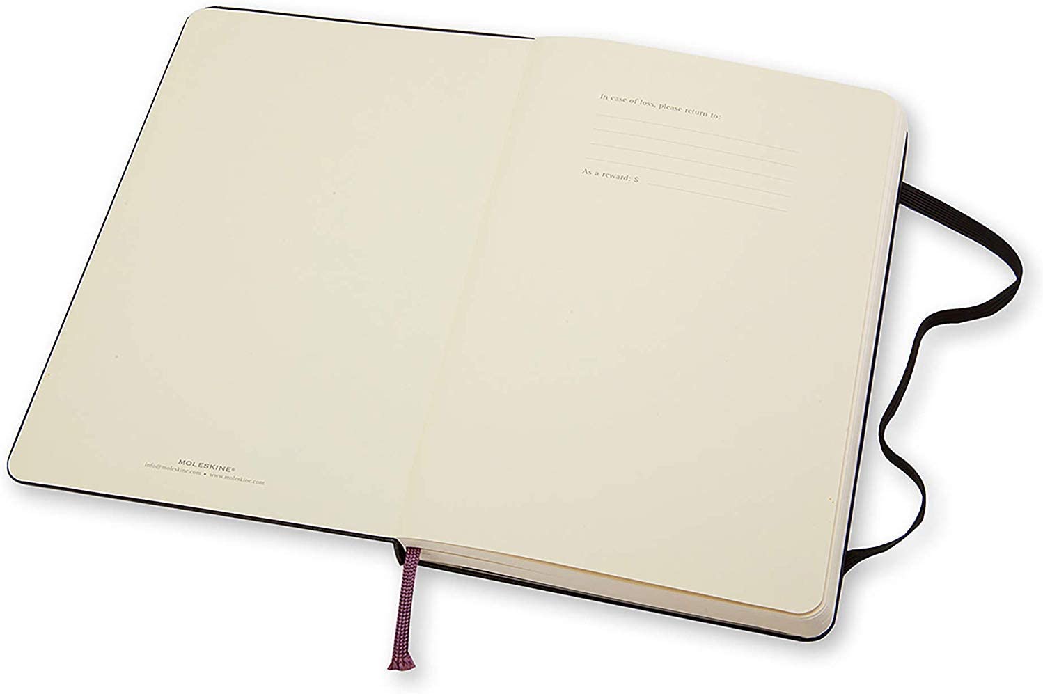 Moleskine Notatbok Blank Sort L