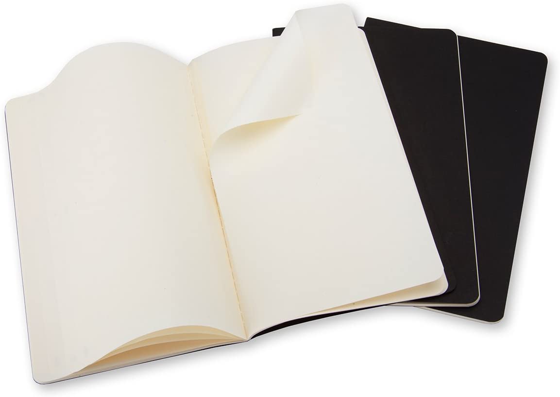 Moleskine Notatbok blank Sort (3)