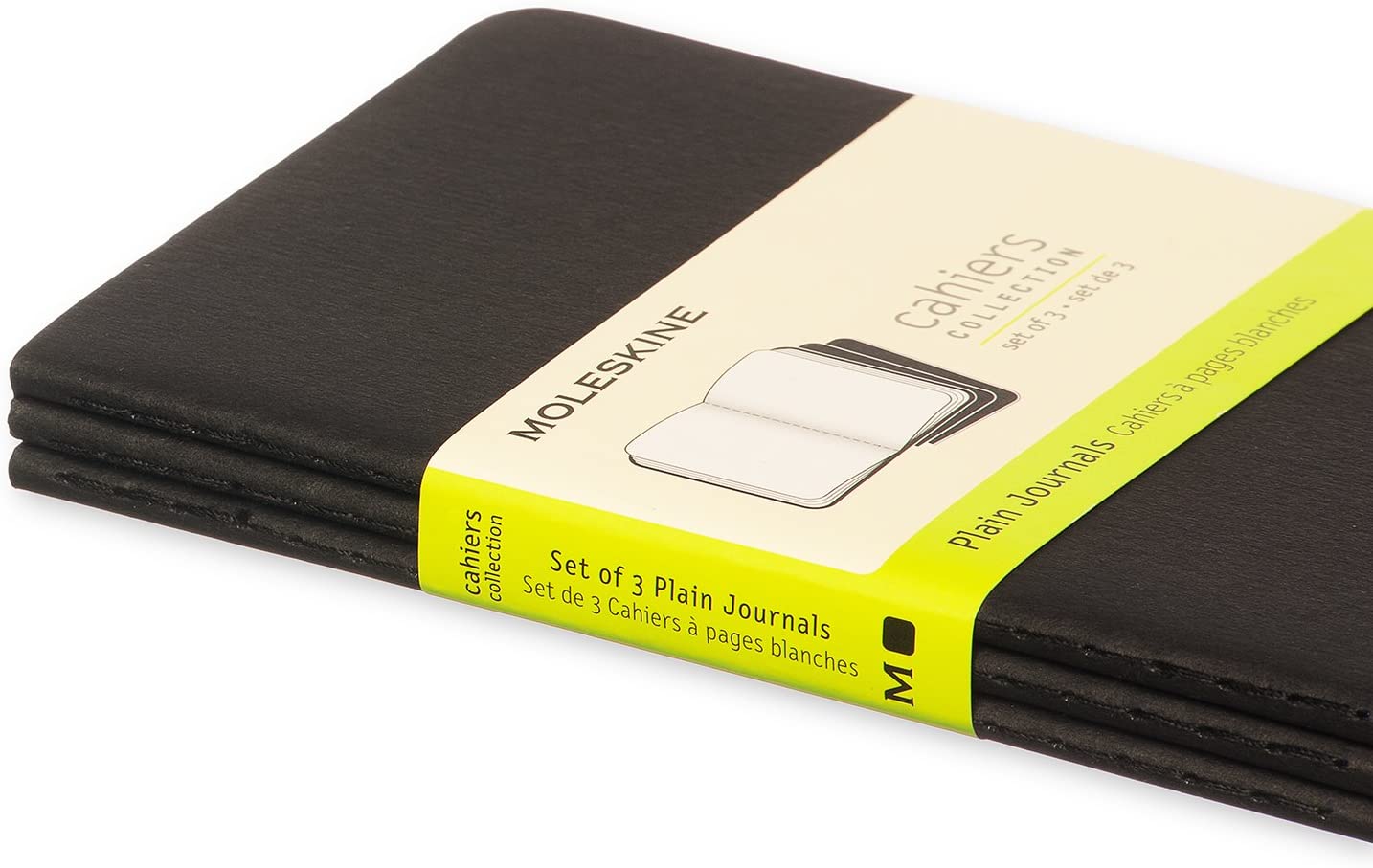Moleskine Notatbok blank Sort (3)
