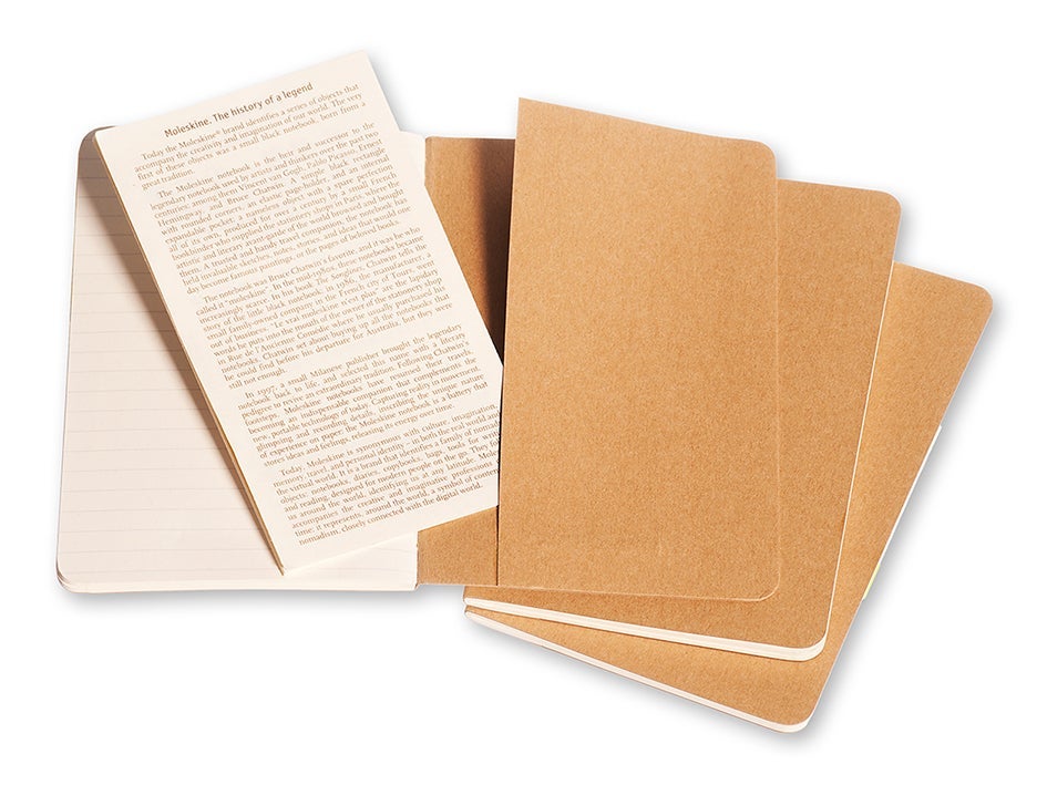 Moleskine Notatbok linjert kraft (3)