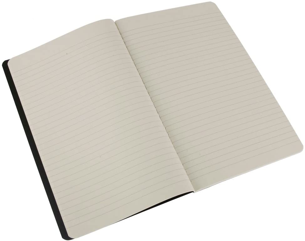 Moleskine Ruled Cahier L - Black Cover (3 Set)