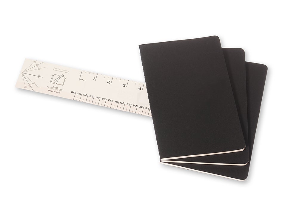 Notatbok Moleskine Ruter Sort Large (3)