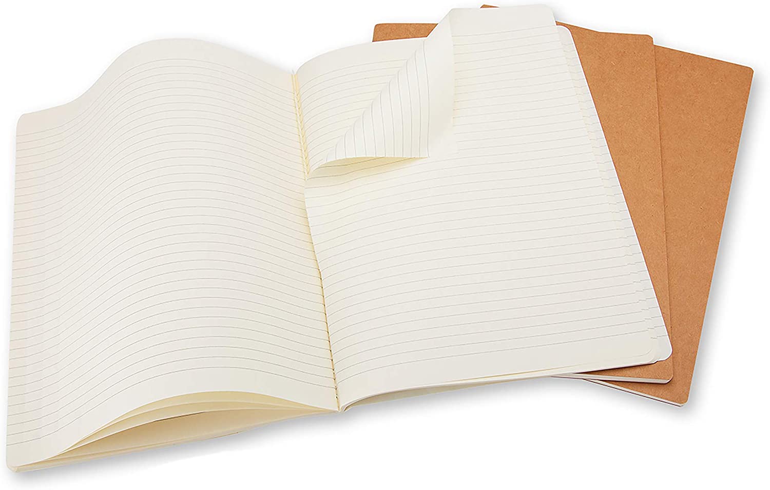 Moleskine Notatbok Linjert Kraft L (3)