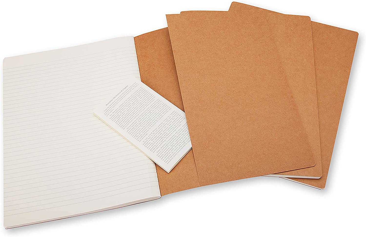 Moleskine Notatbok Linjert Kraft L (3)