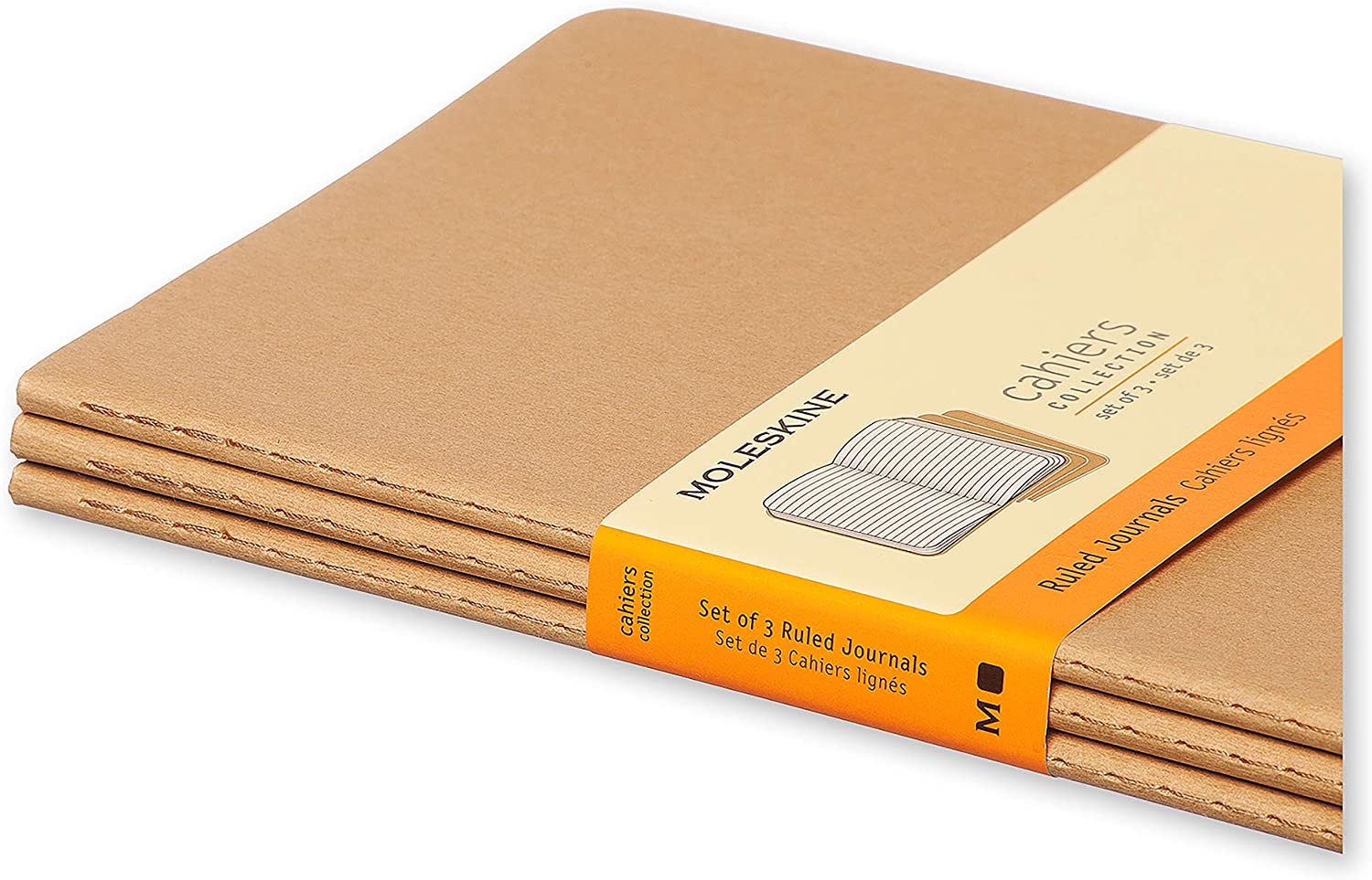 Moleskine Notatbok Linjert Kraft L (3)